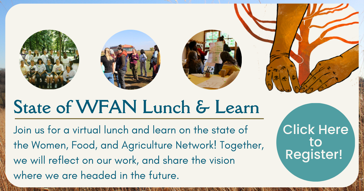 State of WFAN Lunch and Learn! | Women Food and Agriculture Network ...